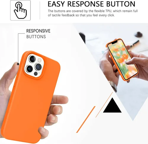 Miniatura 455 de GUAGUA Funda compatible con iPhone 17 Pro Max de 6.9 pulgadas, silicona líquida, goma de gel suave, delgada, forro de microfibra delgada