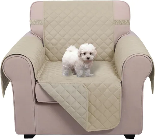 Miniatura 59 de U-NICE HOME Funda de sofá reversible para perros con correas elásticas, resistente al agua, protector de muebles para mascotas, funda de sofá