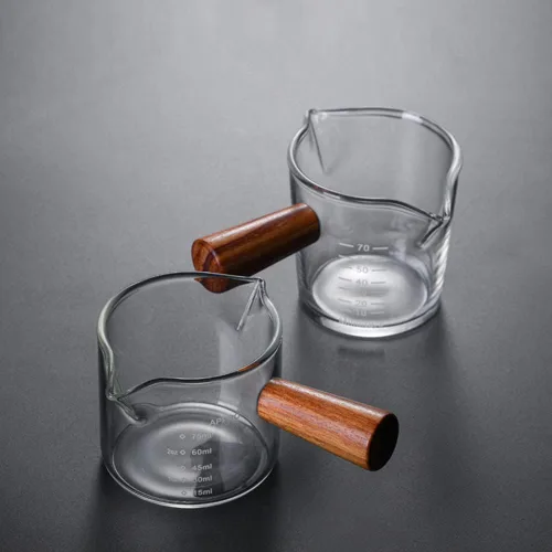 Miniatura 4 de Ochine Vasos de chupito de espresso, vaso medidor, vaso de chupito de espresso, 3.4 fl oz, jarra triple para barista, boquilla individual, vaso