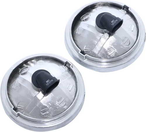 Miniatura 4 de 1 par motocicleta 4.5 pulgadas diamante corte hielo auxiliar paso lámpara conducción punto niebla luces y lente transparente ámbar luz para Harley