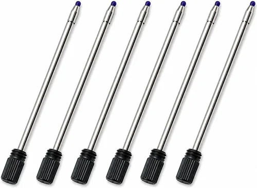 Miniatura 4 de Recambios de bolígrafo líquido de punta de 2.75 pulgadas/2.756 in, 0.028 in, compatible con bolígrafo de cristal y destornillador, tinta alemana