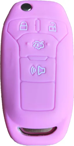 Miniatura 2 de Funda de silicona para llavero compatible con Ford Fusion N5F-A08TAA 2013 2014 2015 2016 164-R7986 3248-A08TAA