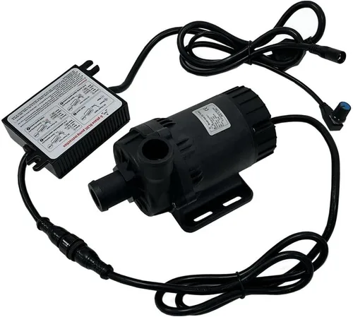 SHYSKY Potente bomba sumergible de agua DC sin escobillas de 24 V 120 W DC60B-24120A-1, 39.4 ft 39 pies 1003 GPH, velocidad/flujo ajustable,