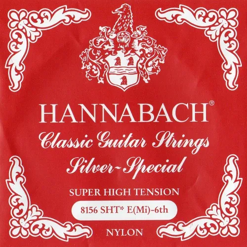 Miniatura 22 de Cuerdas para guitarra clásica Series 815 High tension Silver special E1 single string