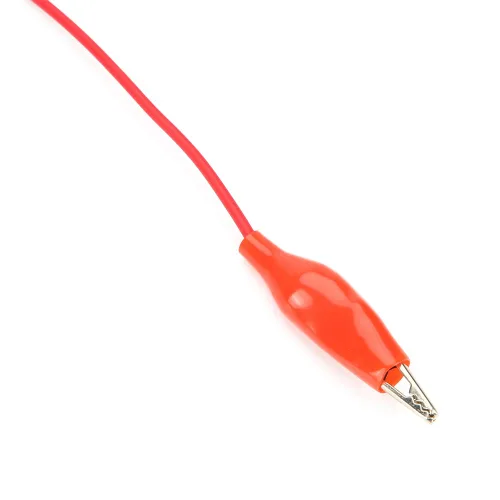 Miniatura 6 de Clips, 10 cables de alambre de doble extremo, cables de prueba de clip de 19.7 in/20 pulgadas con clips aislantes para pruebas eléctricas, 5