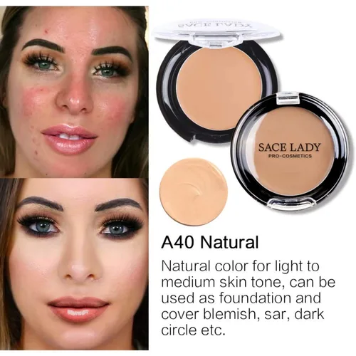 Miniatura 5 de Corrector Impermeable de Cobertura Completa con Juego de Esponja con Primer, Base Líquida Cremosa Suave Mate Impecable Kit de Maquillaje Corrector