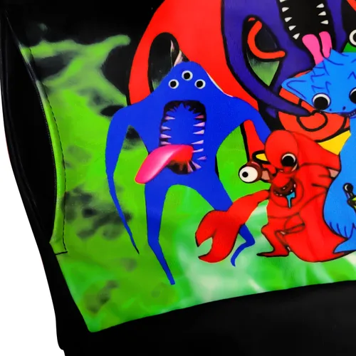 Miniatura 4 de SHDEMY Boys Garten of Banban Hoodies Kids Cartoon Game Monster Zip Up Sweatshirt Horror Jacket Novelty Party Outfit