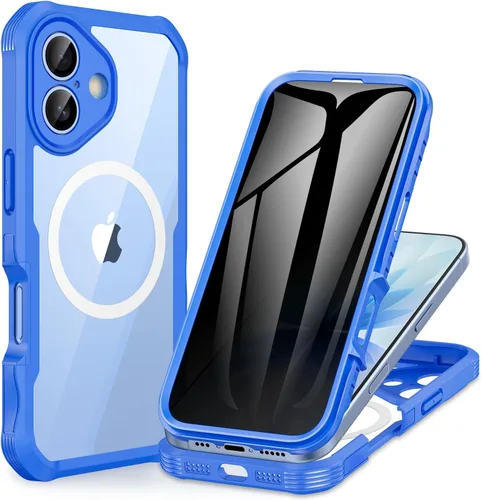 Miniatura 122 de CENHUFO Funda de privacidad para iPhone 11 Pro, funda de cuerpo completo con protector de pantalla de privacidad de vidrio templado 9H integrado