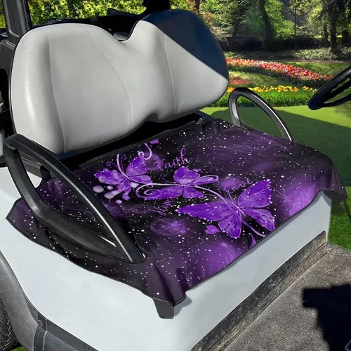 Miniatura 49 de Suobstales Fundas de Asiento para Carrito de Golf/Toalla de Asiento, Almohadillas de Asiento Transpirables para Carrito de Golf, Manta para Club