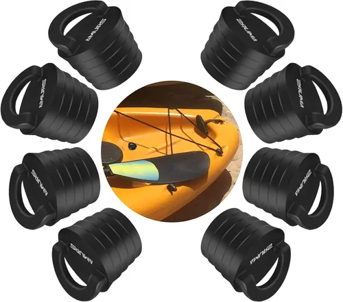 Kit de tapones para kayak, tapones de drenaje con mango de silicona, tapones universales para kayak para sentarse en la parte superior de kayak, 8