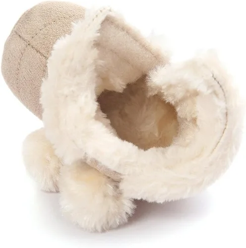 Miniatura 5 de Botas Estamico de invierno, con lazo, de nieve, de felpa, para niña