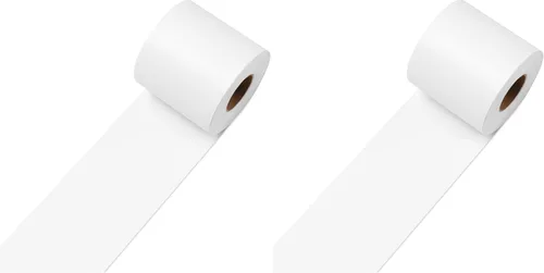 Miniatura 8 de Decotalk Papel tapiz blanco de 3 x 590 pulgadas, borde para despegar y pegar, color blanco sólido, para dormitorio, baño, espejo, marco, marco