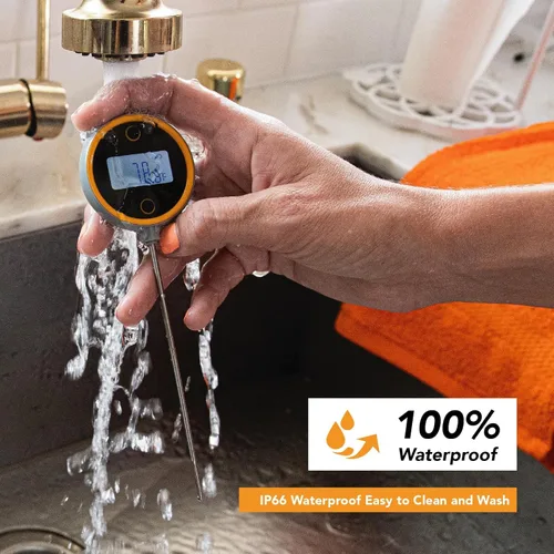 Miniatura 4 de Pocket Pro - Termómetro de lectura instantánea para carne de 1 segundo, termómetro digital recargable para asar a la parrilla, alimentos, barbacoa