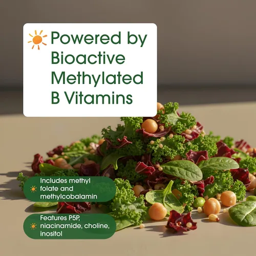 Miniatura 6 de NatureBell Methylated B Complex Vitaminas – 240 cápsulas vegetarianas – Fórmula 12 en 1 de alta biodisponibilidad – para la salud inmunológica