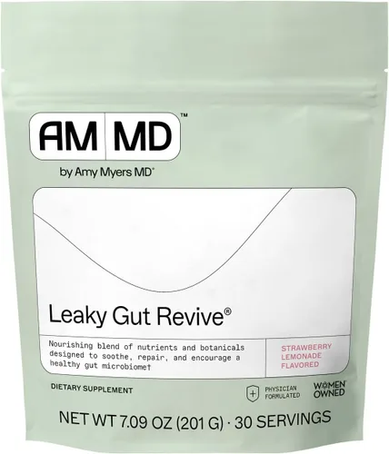 Amy Myers MD Leaky Gut Revive - Sin gluten y sin lácteos - Mezcla botánica para un apoyo intestinal saludable - Apoyo a la salud gastrointestinal