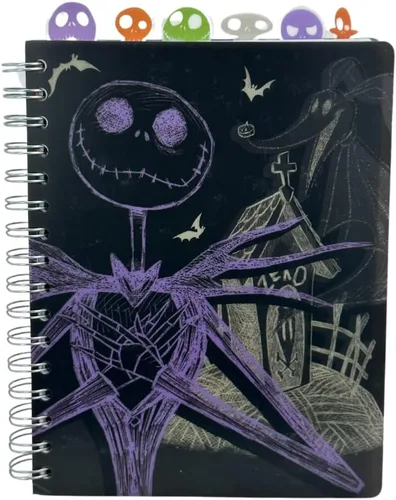 Miniatura 33 de Beetlejuice - Cuaderno con pestañas, encuadernado en espiral, 144 páginas rayadas, 8 x 7 pulgadas
