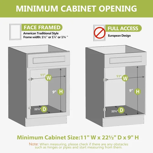 Miniatura 7 de ROOMTEC Organizador de gabinete extraíble, cajón de madera deslizante, cajones extraíbles para armarios, estante extraíble de 8 pulgadas de alto