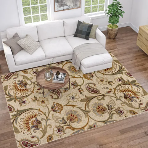 Miniatura 3 de Fairfield - Alfombra moderna de 4 x 6 pies, 4 x 6, alfombra de interior para sala de estar, comedor, alfombra de dormitorio, alfombra de cocina