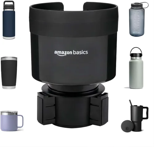 Miniatura 4 de Amazon Basics Adaptador expansor para portavasos de con base ajustable
