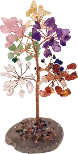 Miniatura 8 de Mina Heal Árbol bonsái de cristales curativos para decoración del hogar, decoración de habitación y escritorio de oficina, regalos espirituales