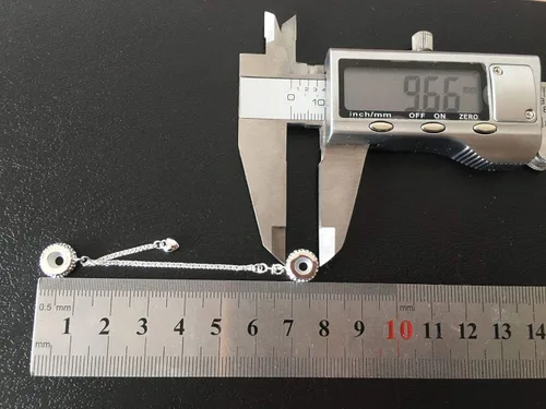 Miniatura 2 de ABAOLA - Dije con cadena de seguridad, con corazón de plata de ley 925, compatible con pulseras y collares Pandora