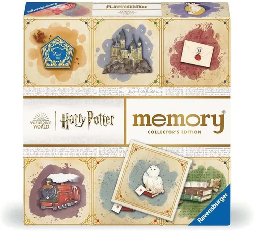 Ravensburger Juego de memoria de coleccionista de Harry Potter, pares de fotos a juego para niños a partir de 6 años