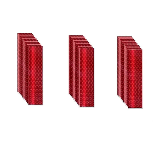 Miniatura 15 de Cinta reflectante blanca de 4 pulgadas, adhesivo de seguridad de advertencia impermeable para exteriores (10 pies)