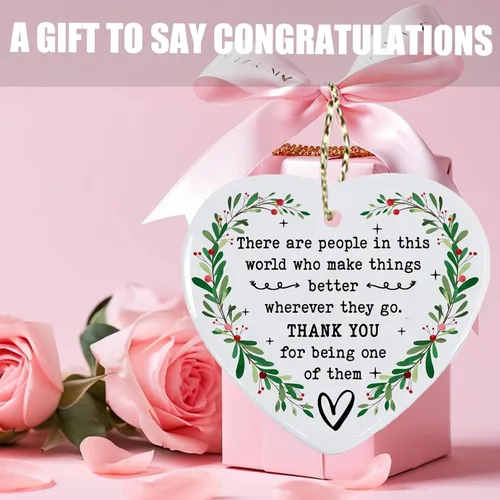 Miniatura 6 de Regalos de agradecimiento para mujeres y amigas - Regalos de agradecimiento para compañeros de trabajo, jefe, familia y maestros - Adorno