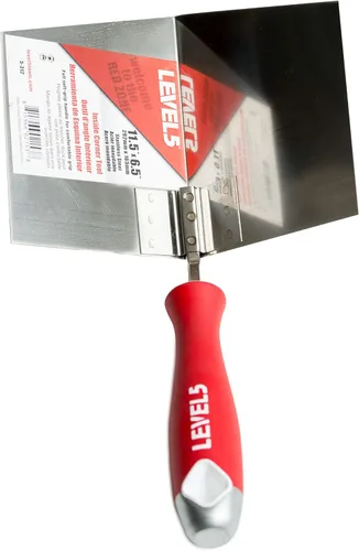 Miniatura 2 de Cuchillo de esquina interior, 6.5 x 11.5 pulgadas - LEVEL5 Grado profesional Extremo de martillo de metal Paneles de yeso Gyprock Placa