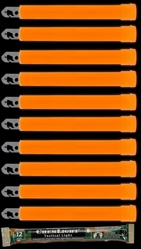 Miniatura 9 de Cyalume barras luminosas de grado militar amarillas - Barras de luz química ChemLight de emergencia ultra brillantes de 6 pulgadas de grado premium
