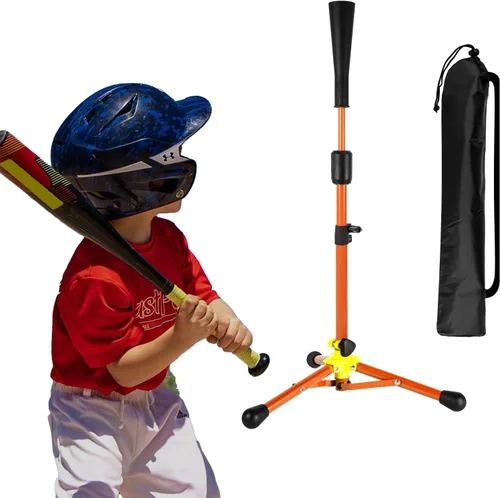 Miniatura 10 de 23.5 to 39.76 Inches Baseball Tee for Kids, Batting Tees for Baseball with Carry Bag, Portable Stable Tanner Tee, Baseball Training Equipment Aged