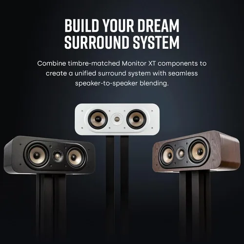 Miniatura 9 de Polk Signature Elite ES30 - Altavoz de canal central, altavoces de cine en casa, certificado Hi-Res Audio, compatible con Dolby Atmos y DTS:X