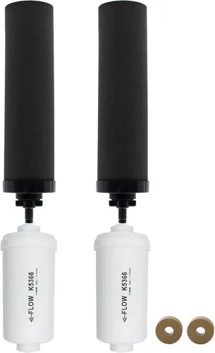 Filtro de Agua por Gravedad de Reemplazo para Filtros Berkey® BB9-2® Negros y Filtros de Fluoruro PF-2®, Compatible con Sistema de Filtro de Agua