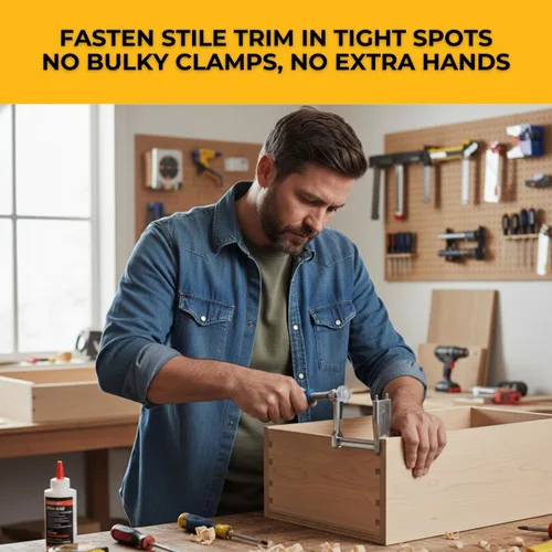 Miniatura 2 de FastCap Abrazadera ajustable de acero STILERITE con cabezal de plástico que no daña