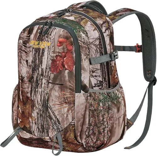 Miniatura 8 de NEW VIEW Mochila de caza para niños de 30 L, paquete de camuflaje para caza juvenil, equipo de caza para niños de 7 a 14 años, tamaño 13 x 6.3 x