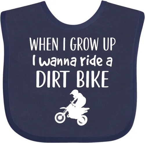 Miniatura 18 de inktastic Babero para bebé de motocross Future Dirt Biker