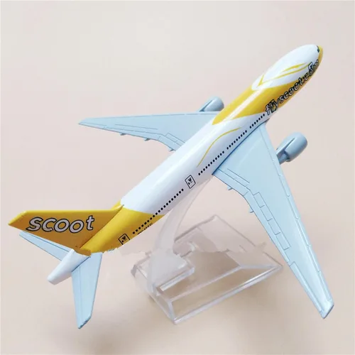 Miniatura 7 de 1/400 Escala Diecast Singapur 777 Modelo Avión Modelo Airbus Aviación Ciencia Exposición