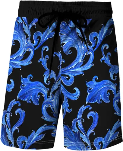 Miniatura 25 de RPOVIG Conjunto de playa a juego con camisas y pantalones cortos para hombre, ropa floral hawaiana para festival, conjuntos de 2 piezas con sombrero