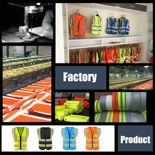 Miniatura 7 de Chaleco de Seguridad de Alta Visibilidad con Alta Reflectividad, Ropa de Trabajo de Seguridad Personalizada con Logotipo, Tiras Reflectantes
