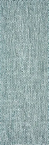 Miniatura 4 de Unique Loom Collection - Alfombra casual de transición sólida jaspeada para interiores y exteriores