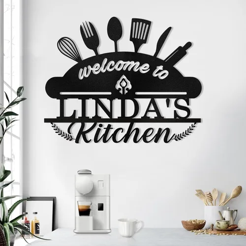 Miniatura 11 de Letrero de Metal Personalizado con Nombre de BBQ, Letrero de Campamento Personalizado, Letreros de Metal Vintage para Parrilla para Exteriores