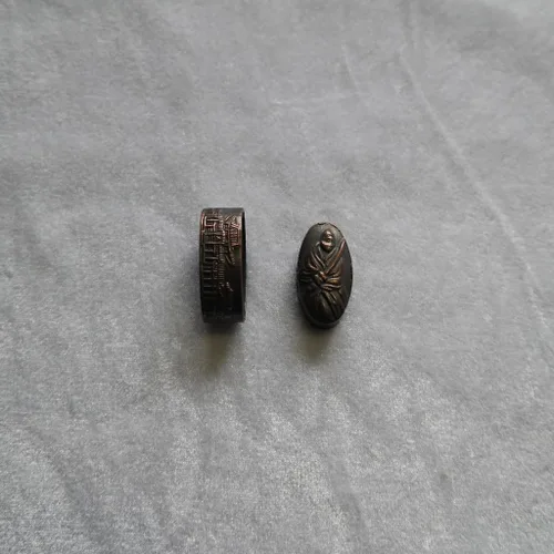 Miniatura 26 de Espada samurái japonesa KOSHIRAE – Aleación de Fuchi Kashira 01-44