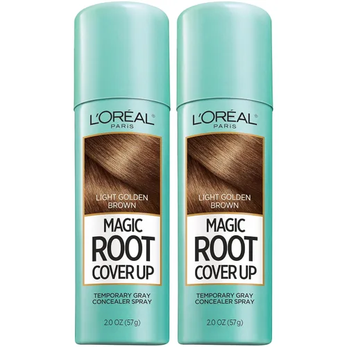 Miniatura 21 de L'Oreal Paris Magic Root Cover Up - Aerosol para el cabello gris, cobertura de cabello 100% canas con fórmula construible, ligera, resistente a