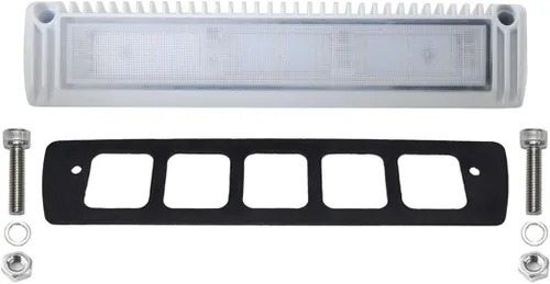 Miniatura 4 de Raycharm Luminaria de inundación LED exterior de 13 pulgadas, haz de ángulo descendente de 40°, blanco frío de 6000 K, 12 V/24 V CC, salida de alto