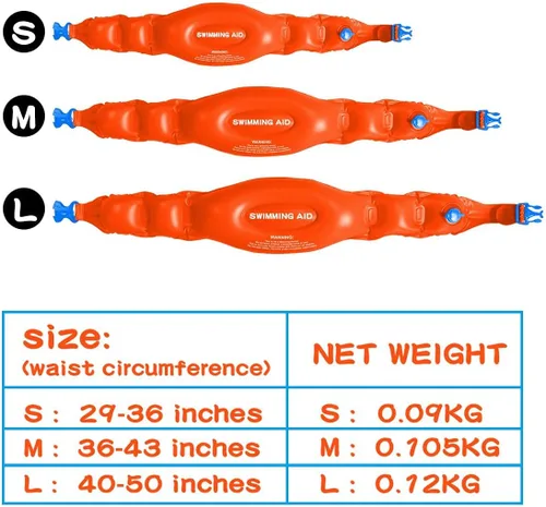 Miniatura 5 de Equipo de entrenamiento de natación para adultos - Cinturón de ayuda para natación para piscina o entrenamiento
