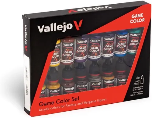 Miniatura 3 de Vallejo - Set de Colores de Juego Avanzado Set Avanzado para Figuras de Fantasía y Juegos de Guerra 16 Botellas x 18 ml (0,60 fl.oz.)