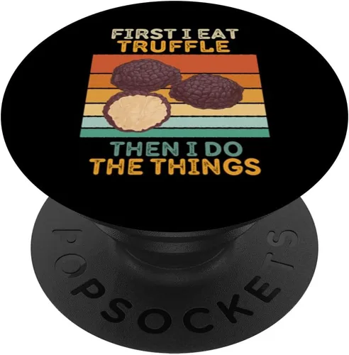Miniatura 6 de First I Eat Truffle Then I Do The Things Vintage Truffle PopSockets MagSafe PopGrip for iPhone