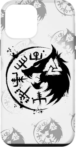 Miniatura 15 de iPhone 14 Plus Fenrir Wolf Fenris-Wolf - Viking Vegvisir Valknut Case