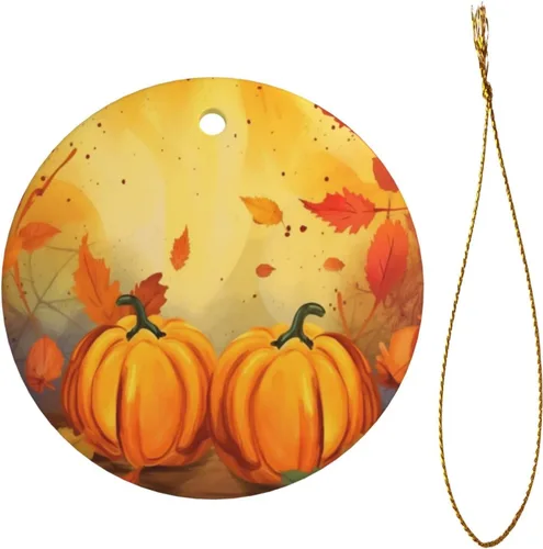 Miniatura 22 de Adornos colgantes de cerámica con sol dorado, colgantes de bolsa para mujer, decoración de interiores de automóvil, colgantes de árbol de Navidad