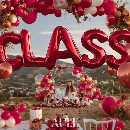 Miniatura 2 de AULE Globos de helio con letra roja S, de 40 pulgadas, grandes, gigantes, de lámina de mylar, rojos, para decoraciones de cumpleaños, aniversarios